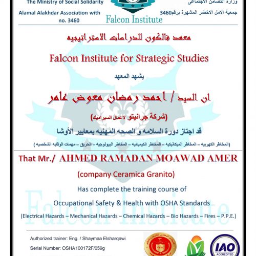 احمد رمضان معوض عامر – osha100172f/059g