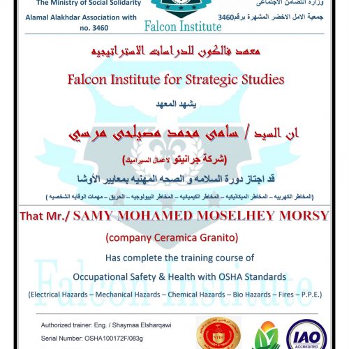 سامي محمد مصيلحى مرسى – osha100172f/083g