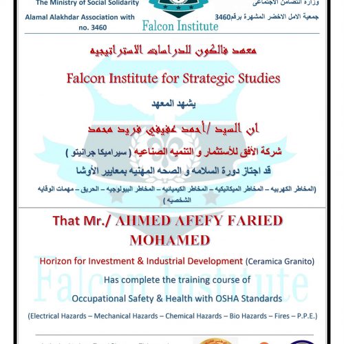 احمد عفيفي فريد محمد – osha100172f/017g