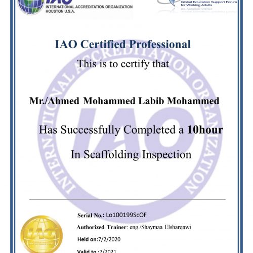 Ahmed Mohammed Labib – Lo100199ScOF