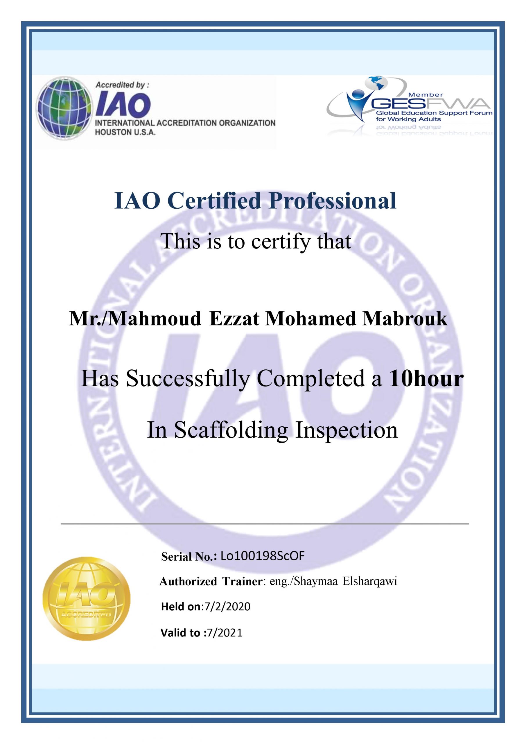 You are currently viewing Mahmoud Ezzat Mohamed – Lo100198ScOF